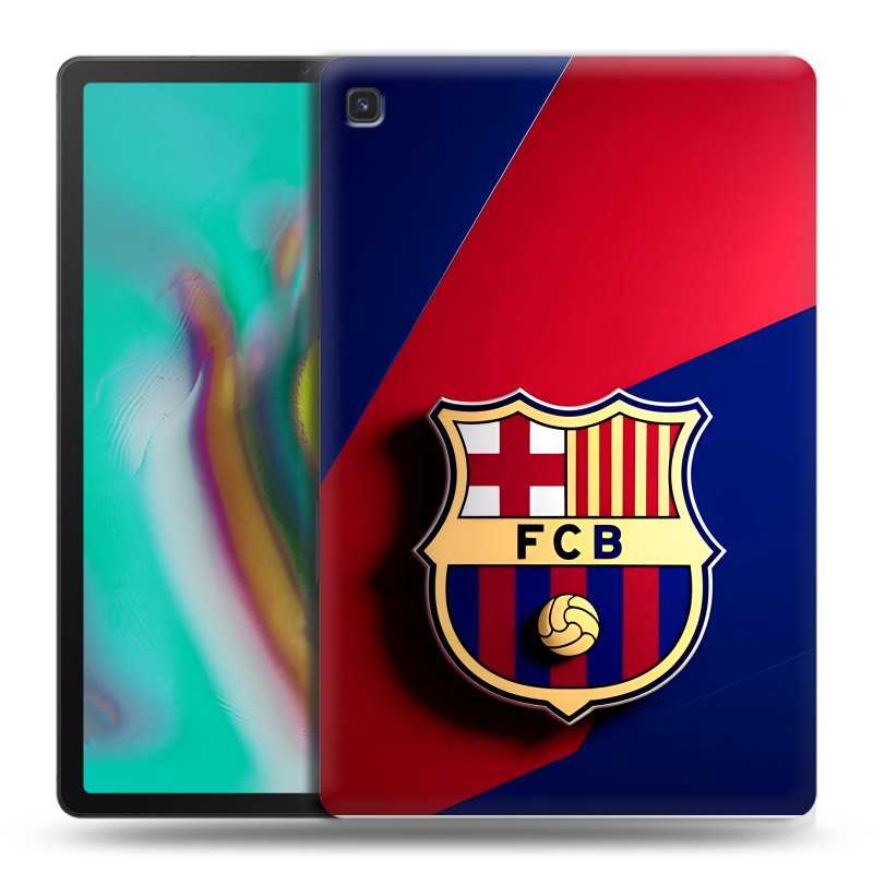 Силиконовый чехол на Samsung Galaxy Tab S5e с принтом Барселона Barcelona Силиконовый чехол на Samsung Galaxy Tab S5e с принтом Барселона Barcelona