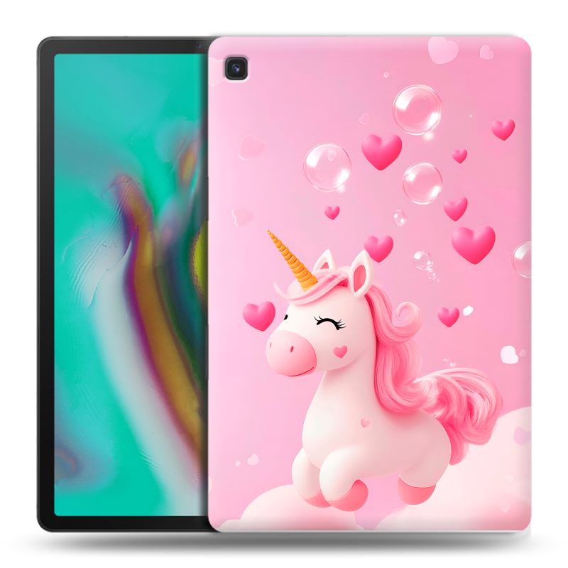Силиконовый чехол на Samsung Galaxy Tab S5e с принтом Единорог Силиконовый чехол на Samsung Galaxy Tab S5e с принтом Единорог