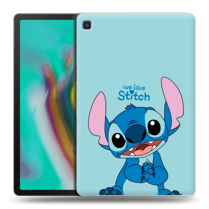 Силиконовый чехол на Samsung Galaxy Tab S5e с принтом Лило и Стич Силиконовый чехол на Samsung Galaxy Tab S5e с принтом Лило и Стич
