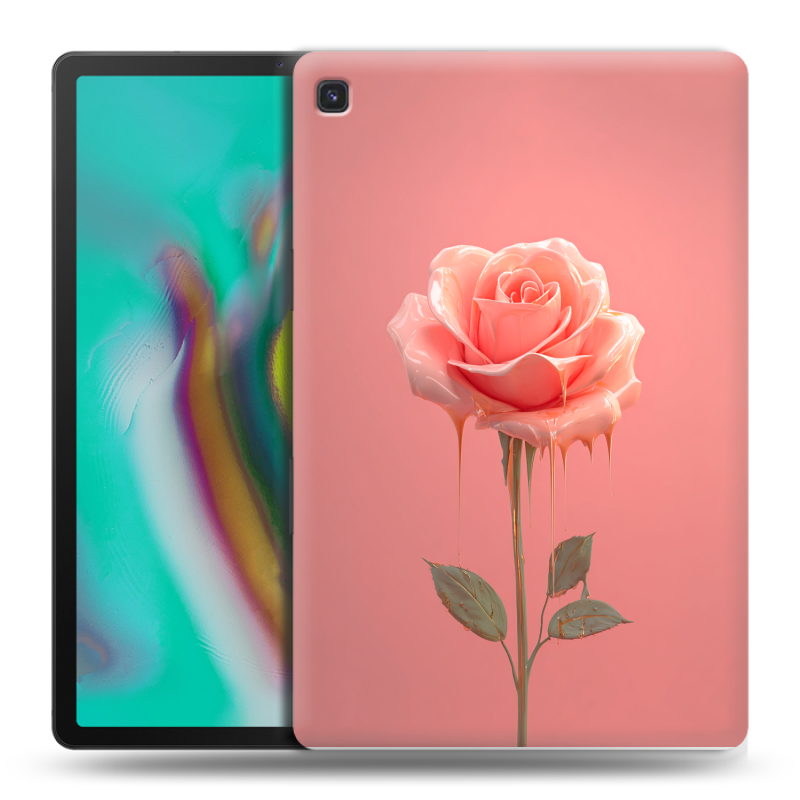 Силиконовый чехол на Samsung Galaxy Tab S5e с принтом Розовая роза Силиконовый чехол на Samsung Galaxy Tab S5e с принтом Розовая роза