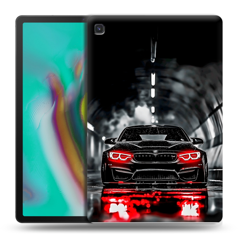 Силиконовый противоударный чехол на Samsung Galaxy Tab S5e с принтом BMW БМВ Силиконовый противоударный чехол на Samsung Galaxy Tab S5e с принтом BMW БМВ