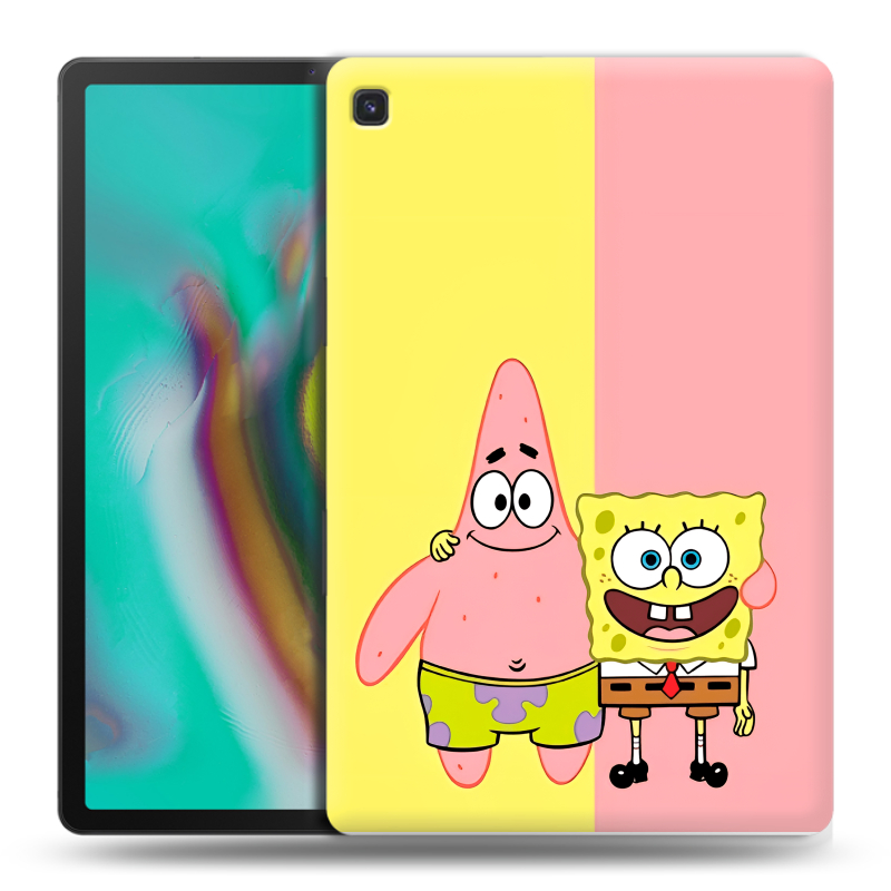 Силиконовый чехол на Samsung Galaxy Tab S5e с принтом Спанч боб Спанчбоб Силиконовый чехол на Samsung Galaxy Tab S5e с принтом Спанч боб Спанчбоб