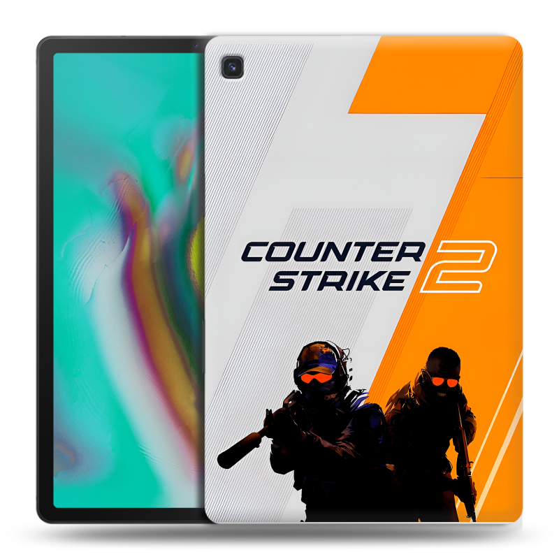 Силиконовый чехол на Samsung Galaxy Tab S5e с принтом Counter Strike Силиконовый чехол на Samsung Galaxy Tab S5e с принтом Counter Strike