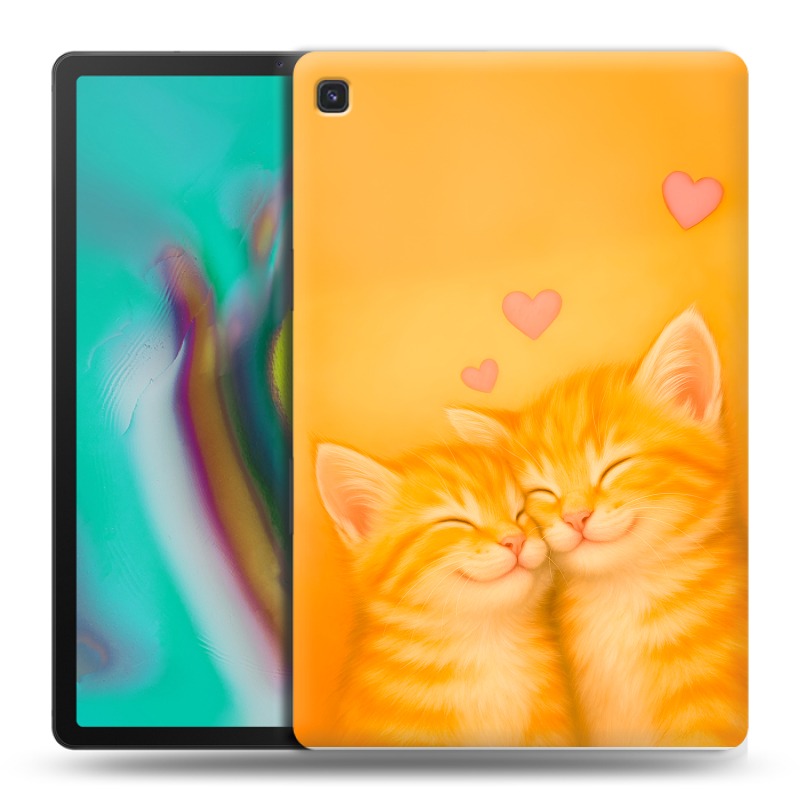 Силиконовый чехол на Samsung Galaxy Tab S5e с принтом Милые котята Силиконовый чехол на Samsung Galaxy Tab S5e с принтом Милые котята