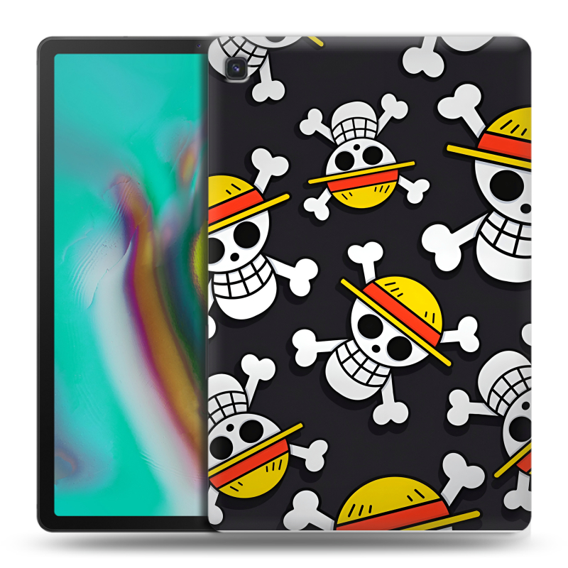 Силиконовый противоударный чехол на Samsung Galaxy Tab S5e с принтом One Piece Ван Пис Силиконовый противоударный чехол на Samsung Galaxy Tab S5e с принтом One Piece Ван Пис