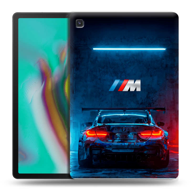 Силиконовый противоударный чехол на Samsung Galaxy Tab S5e с принтом BMW БМВ Силиконовый противоударный чехол на Samsung Galaxy Tab S5e с принтом BMW БМВ