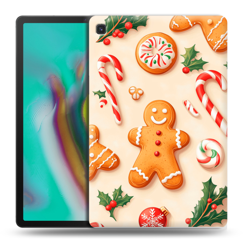 Силиконовый чехол на Samsung Galaxy Tab S5e с принтом Новый год Силиконовый чехол на Samsung Galaxy Tab S5e с принтом Новый год