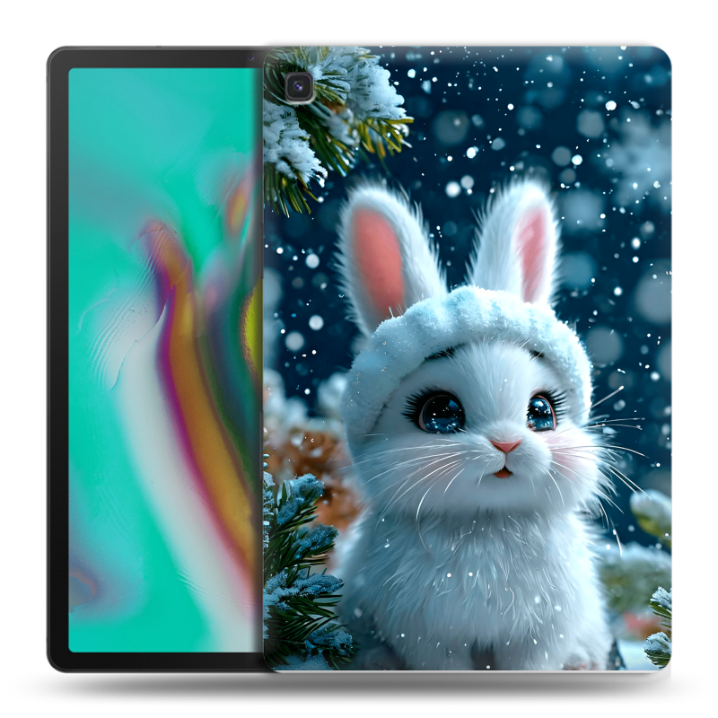 Силиконовый чехол на Samsung Galaxy Tab S5e с принтом Новый год Силиконовый чехол на Samsung Galaxy Tab S5e с принтом Новый год