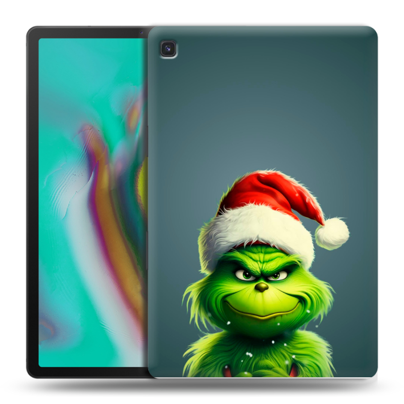 Силиконовый противоударный чехол на Samsung Galaxy Tab S5e с принтом Новый год Силиконовый противоударный чехол на Samsung Galaxy Tab S5e с принтом Новый год