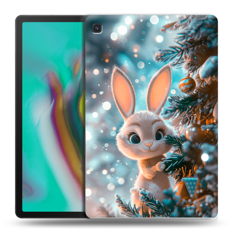 Силиконовый чехол на Samsung Galaxy Tab S5e с принтом Новый год Силиконовый чехол на Samsung Galaxy Tab S5e с принтом Новый год
