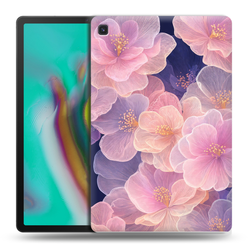 Силиконовый чехол на Samsung Galaxy Tab S5e с принтом женский Силиконовый чехол на Samsung Galaxy Tab S5e с принтом женский