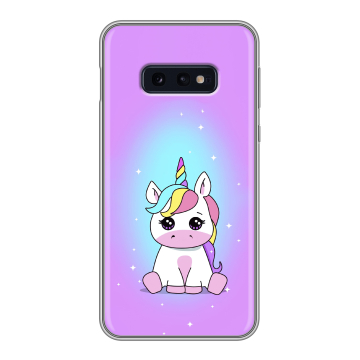 Силиконовый чехол на Samsung Galaxy S10e с принтом Единорог Силиконовый чехол на Samsung Galaxy S10e с принтом Единорог