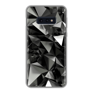 Силиконовый чехол на Samsung Galaxy S10e с принтом Черные кристаллы Силиконовый чехол на Samsung Galaxy S10e с принтом Черные кристаллы
