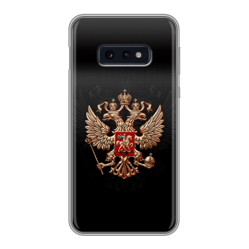 Силиконовый чехол на Samsung Galaxy S10e с принтом Герб России Силиконовый чехол на Samsung Galaxy S10e с принтом Герб России