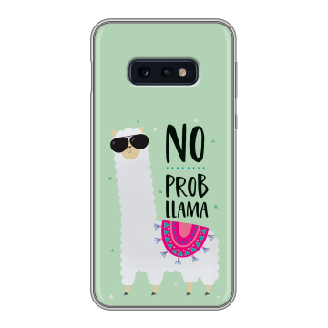 Силиконовый чехол на Samsung Galaxy S10e с принтом Лама Силиконовый чехол на Samsung Galaxy S10e с принтом Лама