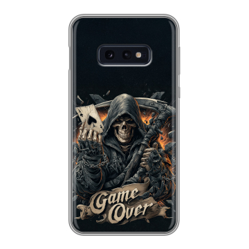 Силиконовый чехол на Samsung Galaxy S10e с принтом Скелет карты Силиконовый чехол на Samsung Galaxy S10e с принтом Скелет карты