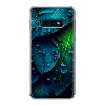 Силиконовый чехол на Samsung Galaxy S10e с принтом Листья Силиконовый чехол на Samsung Galaxy S10e с принтом Листья