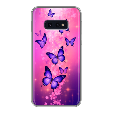 Силиконовый чехол на Samsung Galaxy S10e с принтом Бабочки