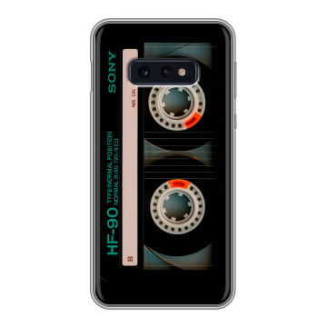Силиконовый чехол на Samsung Galaxy S10e с принтом Кассета