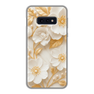 Силиконовый чехол на Samsung Galaxy S10e с принтом Цветы