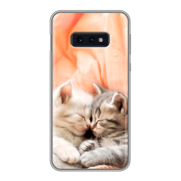 Силиконовый чехол на Samsung Galaxy S10e с принтом Котята Силиконовый чехол на Samsung Galaxy S10e с принтом Котята