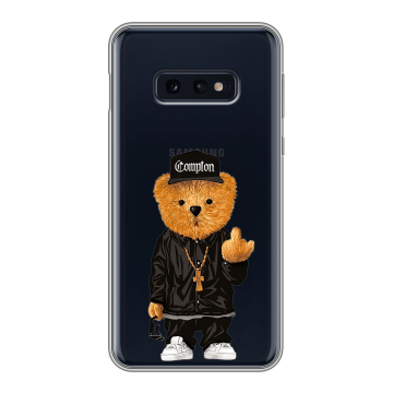 Силиконовый чехол на Samsung Galaxy S10e с принтом Мишка Силиконовый чехол на Samsung Galaxy S10e с принтом Мишка