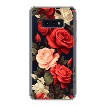 Силиконовый чехол на Samsung Galaxy S10e с принтом Розы Силиконовый чехол на Samsung Galaxy S10e с принтом Розы
