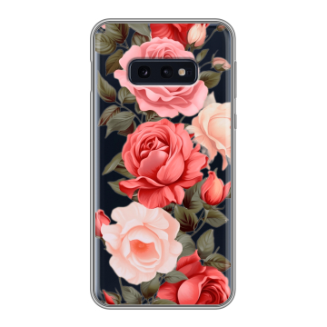 Силиконовый чехол на Samsung Galaxy S10e с принтом Розы Силиконовый чехол на Samsung Galaxy S10e с принтом Розы