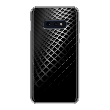 Силиконовый чехол на Samsung Galaxy S10e с принтом Текстура металла