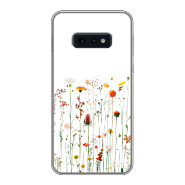 Силиконовый чехол на Samsung Galaxy S10e с принтом цветы Силиконовый чехол на Samsung Galaxy S10e с принтом цветы