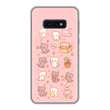 Силиконовый чехол на Samsung Galaxy S10e с принтом Hello Kitty Хелоу Кити Силиконовый чехол на Samsung Galaxy S10e с принтом Hello Kitty Хелоу Кити