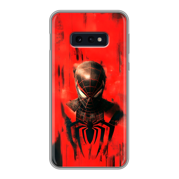 Силиконовый чехол на Samsung Galaxy S10e с принтом человек паук spiderman