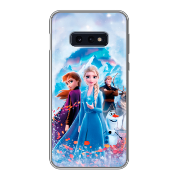 Силиконовый чехол на Samsung Galaxy S10e с принтом Холодное сердце Frozen