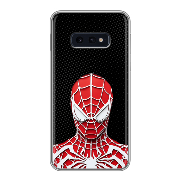 Силиконовый чехол на Samsung Galaxy S10e с принтом человек паук spiderman Силиконовый чехол на Samsung Galaxy S10e с принтом человек паук spiderman