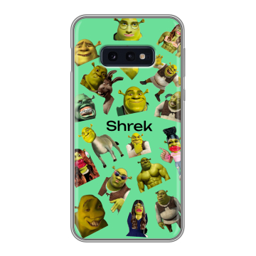 Силиконовый чехол на Samsung Galaxy S10e с принтом Шрек Shrek Силиконовый чехол на Samsung Galaxy S10e с принтом Шрек Shrek