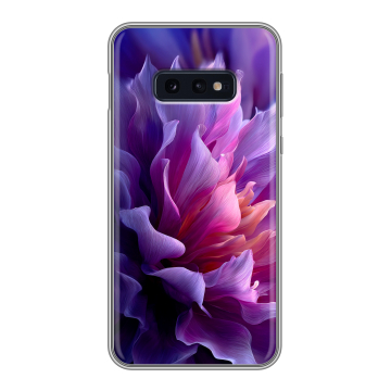 Силиконовый чехол на Samsung Galaxy S10e с принтом женский цветы