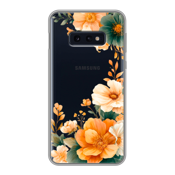 Силиконовый чехол на Samsung Galaxy S10e с принтом Цветы принт Силиконовый чехол на Samsung Galaxy S10e с принтом Цветы принт