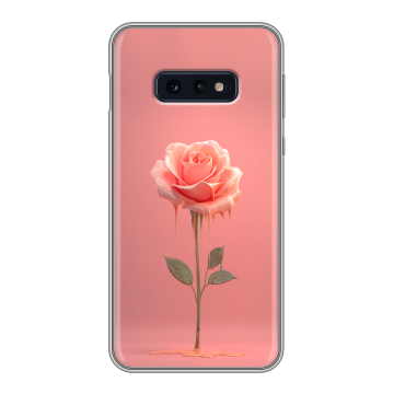 Силиконовый чехол на Samsung Galaxy S10e с принтом Розовая роза Силиконовый чехол на Samsung Galaxy S10e с принтом Розовая роза