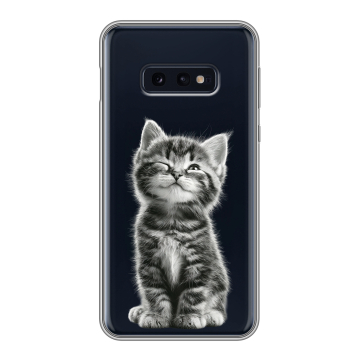 Силиконовый чехол на Samsung Galaxy S10e с принтом Котенок Силиконовый чехол на Samsung Galaxy S10e с принтом Котенок