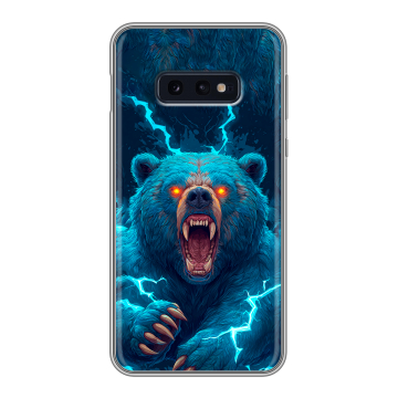Силиконовый чехол на Samsung Galaxy S10e с принтом Медведь Силиконовый чехол на Samsung Galaxy S10e с принтом Медведь
