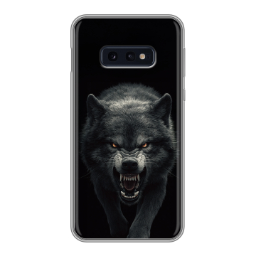 Силиконовый чехол на Samsung Galaxy S10e с принтом Волк