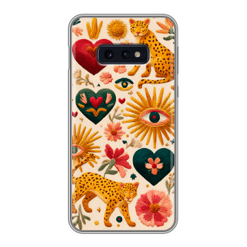 Силиконовый чехол на Samsung Galaxy S10e с принтом Модный принт Силиконовый чехол на Samsung Galaxy S10e с принтом Модный принт
