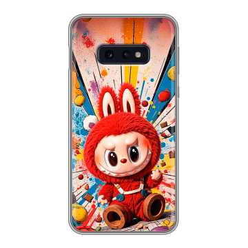 Силиконовый чехол на Samsung Galaxy S10e с принтом Labubu Лабубу