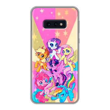 Силиконовый чехол на Samsung Galaxy S10e с принтом My little pony Дружба чудо