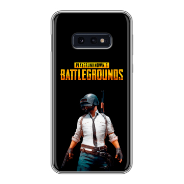 Силиконовый чехол на Samsung Galaxy S10e с принтом PUGB ПАГБ