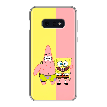 Силиконовый чехол на Samsung Galaxy S10e с принтом Спанч боб Спанчбоб