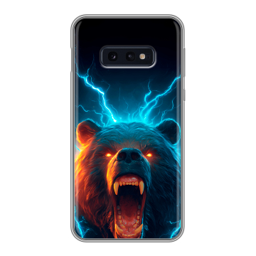 Силиконовый чехол на Samsung Galaxy S10e с принтом Медведь Силиконовый чехол на Samsung Galaxy S10e с принтом Медведь