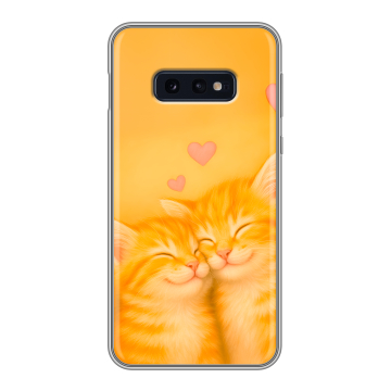 Силиконовый чехол на Samsung Galaxy S10e с принтом Милые котята Силиконовый чехол на Samsung Galaxy S10e с принтом Милые котята
