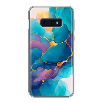 Силиконовый чехол на Samsung Galaxy S10e с принтом Мрамор блестки Силиконовый чехол на Samsung Galaxy S10e с принтом Мрамор блестки