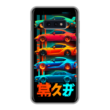 Силиконовый чехол на Samsung Galaxy S10e с принтом машины тачки Силиконовый чехол на Samsung Galaxy S10e с принтом машины тачки